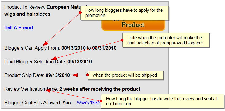 Blogger Review Dates Tomoson