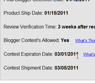contest promotion profile