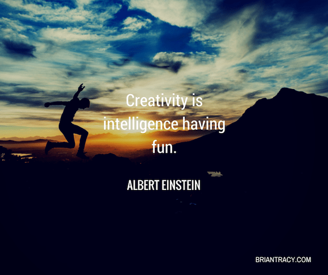 Creativity Is Intelligence Having Fun Quote